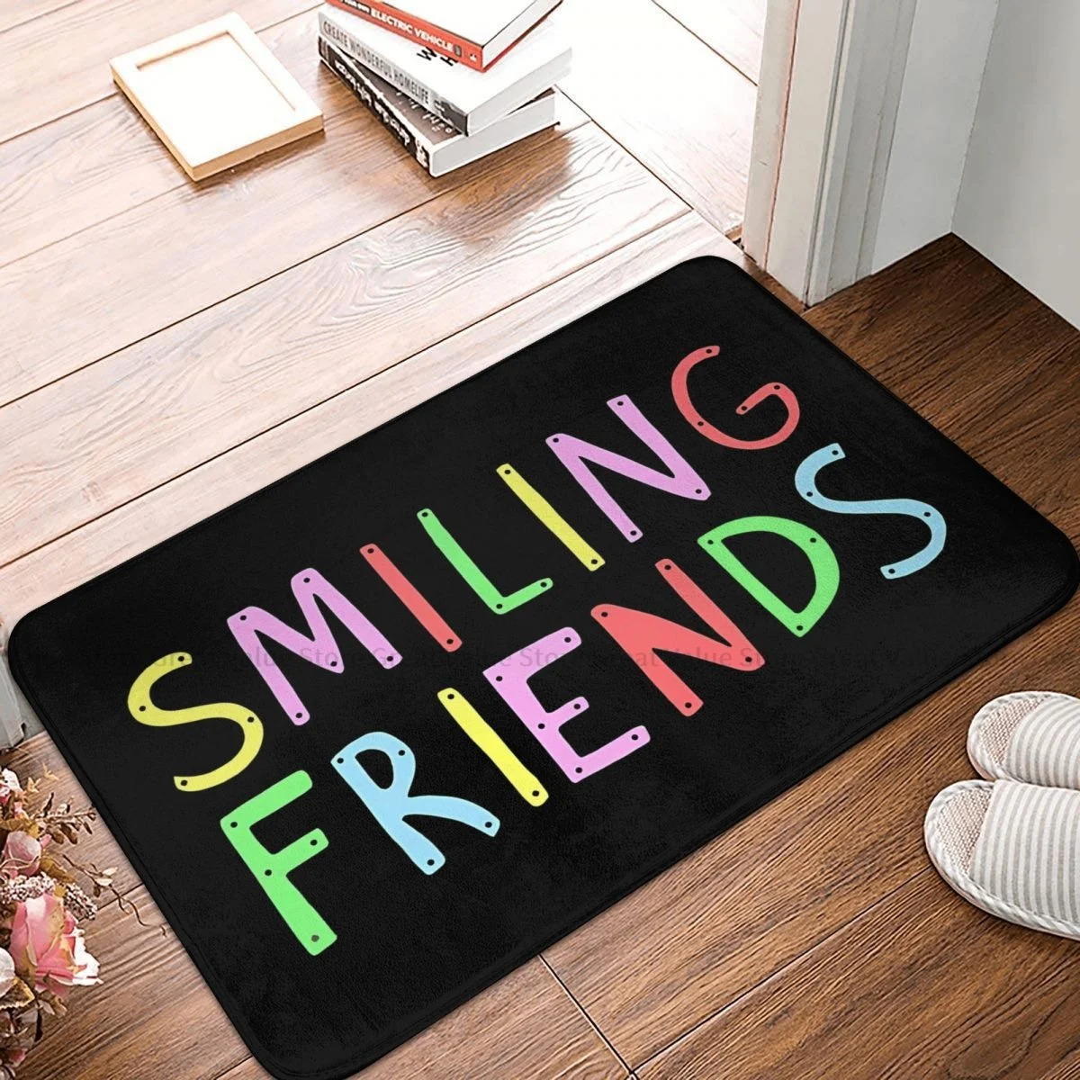 Friends TV Non-slip Doormat Living Room Mat Looks My Friends So Happy Keep Smile Hallway Carpet Entrance Door Rug Home Decor