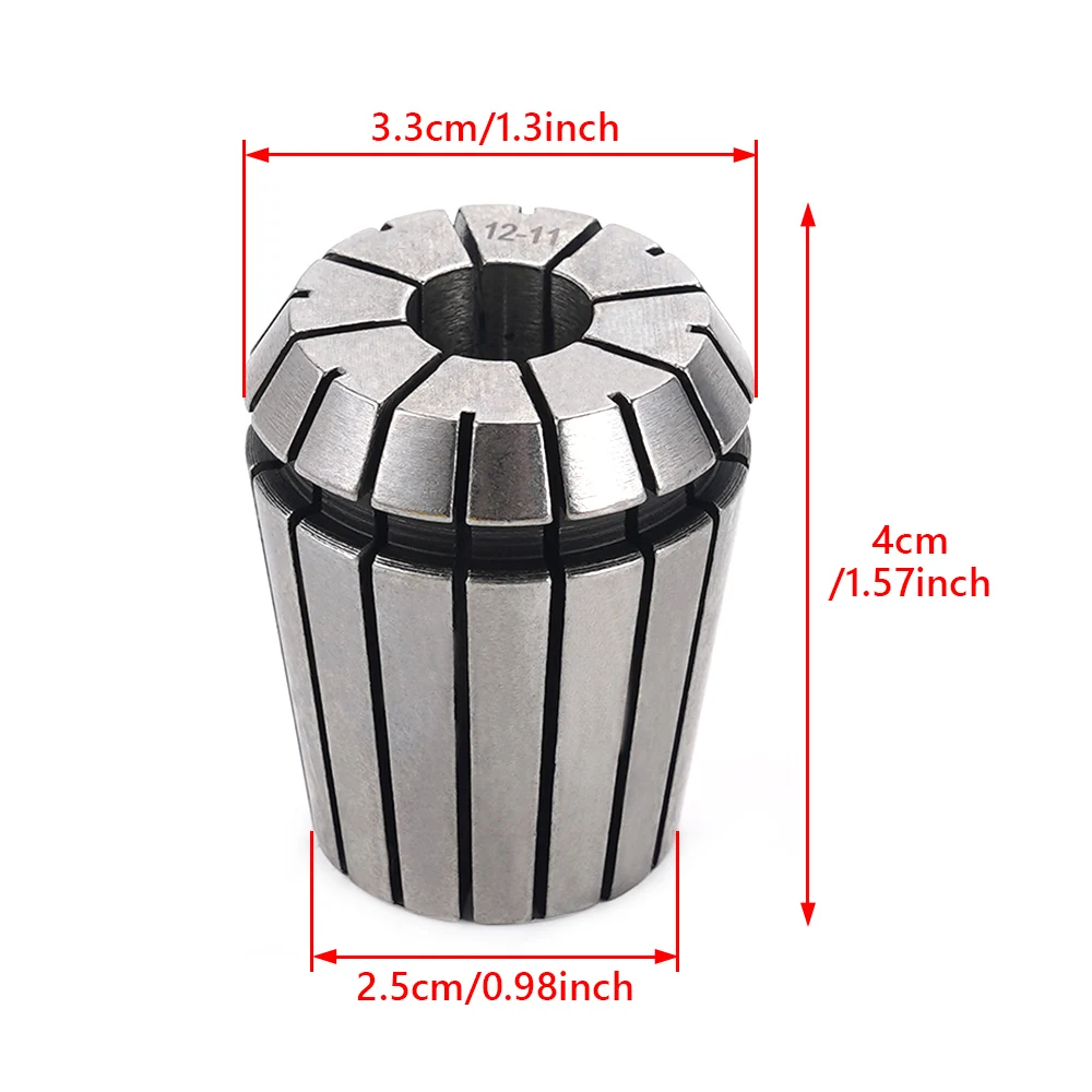 ER 32 Set Of Spring Chuck High-Precision 9pcs Machining CNC Woodworking Lathe Suitable For Workshop Enthusiasts To Replace Parts