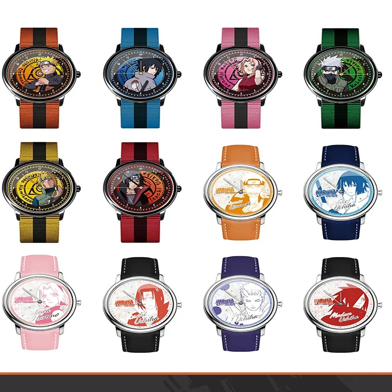 EAKI Naruto Shippuden Gelenk Uhr Blind Box Anime Peripherie Naruto Sasuke Kakashi Armband Zubehör