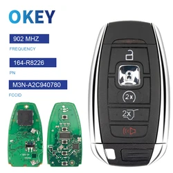 Chiave intelligente di prossimità Okey 902MHZ per Lincoln Continental MKC MKZ MKX 2017 - 2020 navigatore Nautilus M3N-A2C94078000 164-R8226