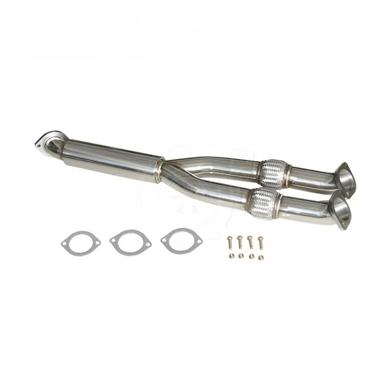 

Exhaust Downpipe Y-pipe for Nissan GTR GT-R R35 2009+ Resonated