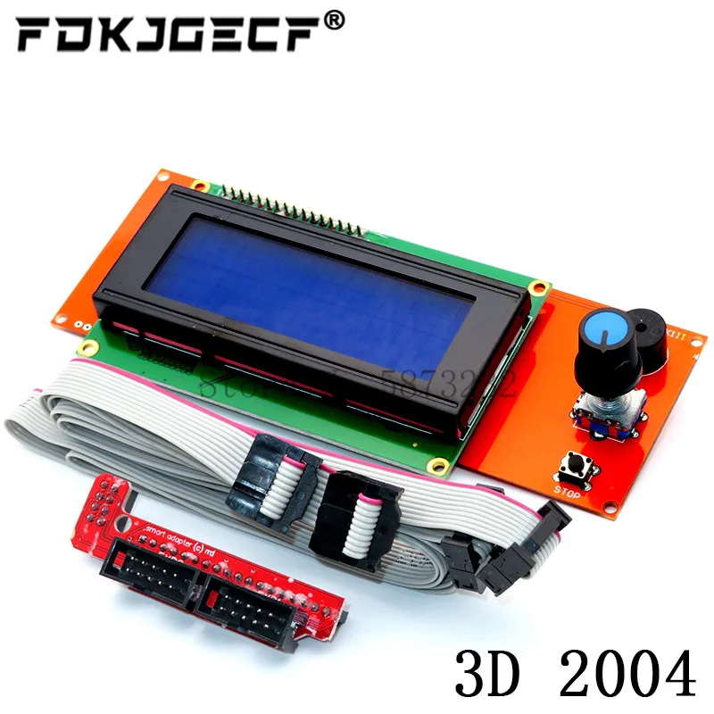 3D 2004 LCD 12864 Display 3D Printer Reprap Smart Adapter Controller Reprap Ramps 1.4 1.6 Mega2560 board 2004LCD Control