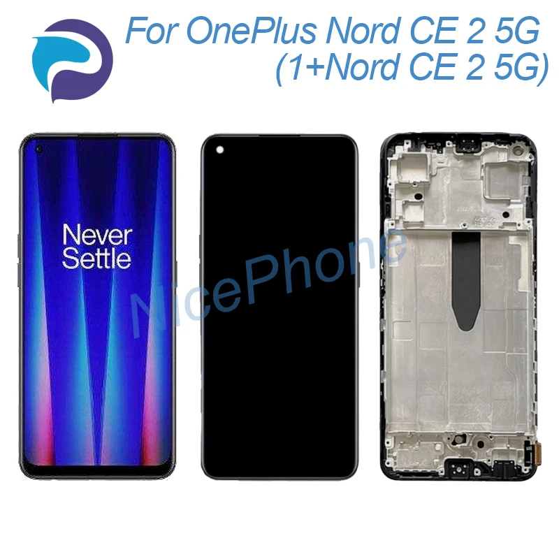 for ONEPLUS Nord CE 2 5G LCD Screen + Touch Digitizer Display 2400*1080 IV2201 1+Nord CE 2 5G LCD Screen Display