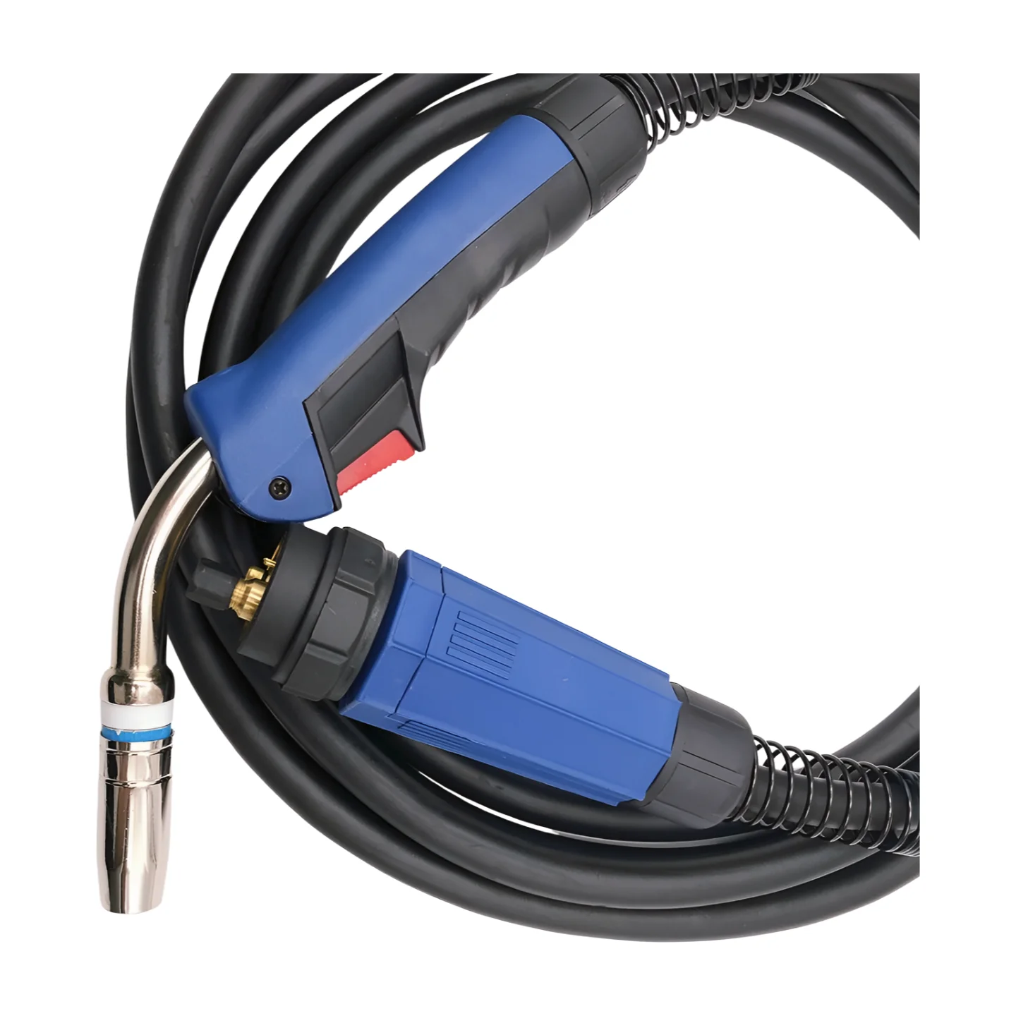 MB25 25AK welding torch 3 meters, air-cooled, European quick connector, suitable for MIG/MAG welding equipment