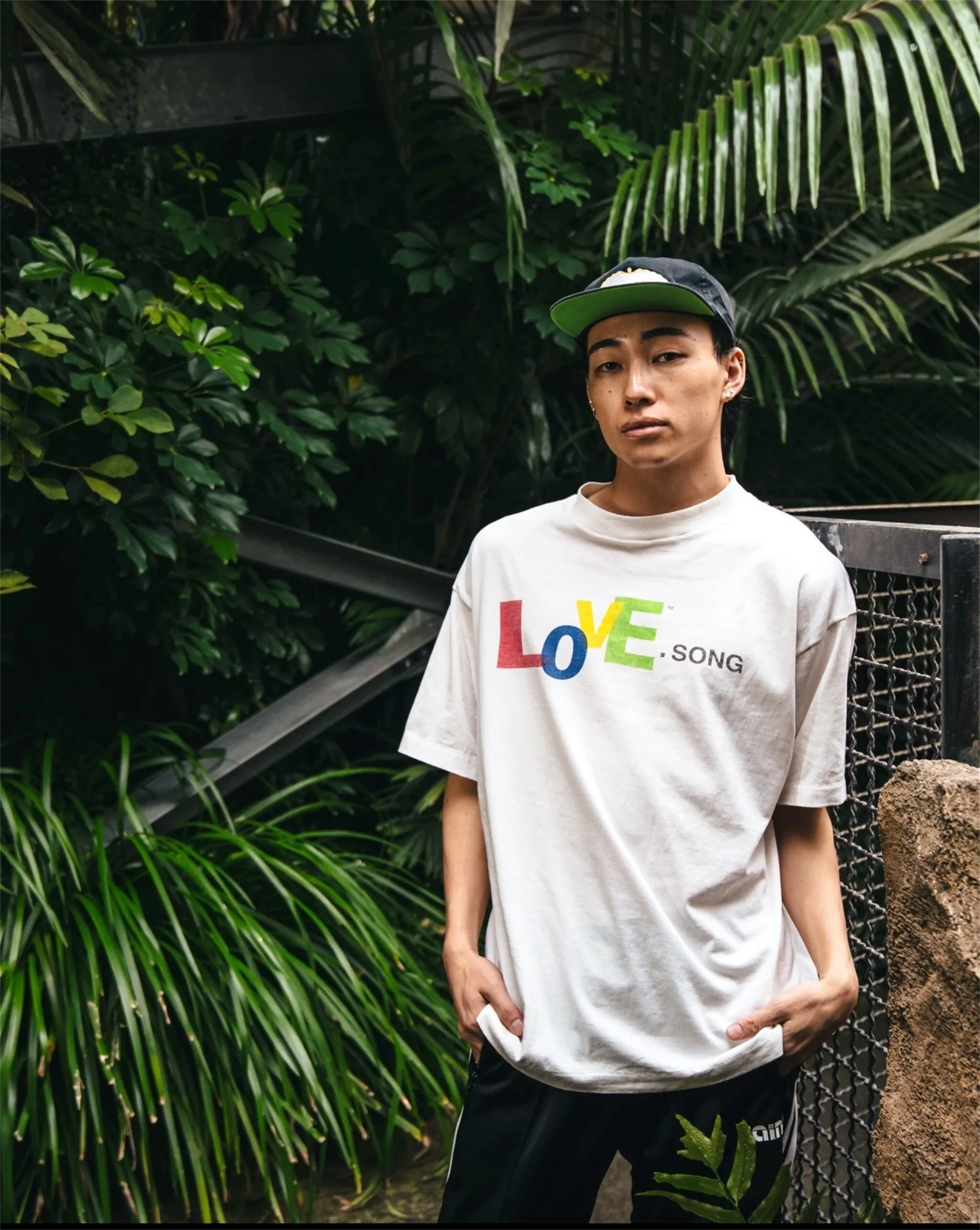 

SAINT OF MICHAEL MXXX Series "LOVE SONG" High-Street Vintage Retro Cotton Color Letter Print Casual Loose Tee Tops T-Shirt