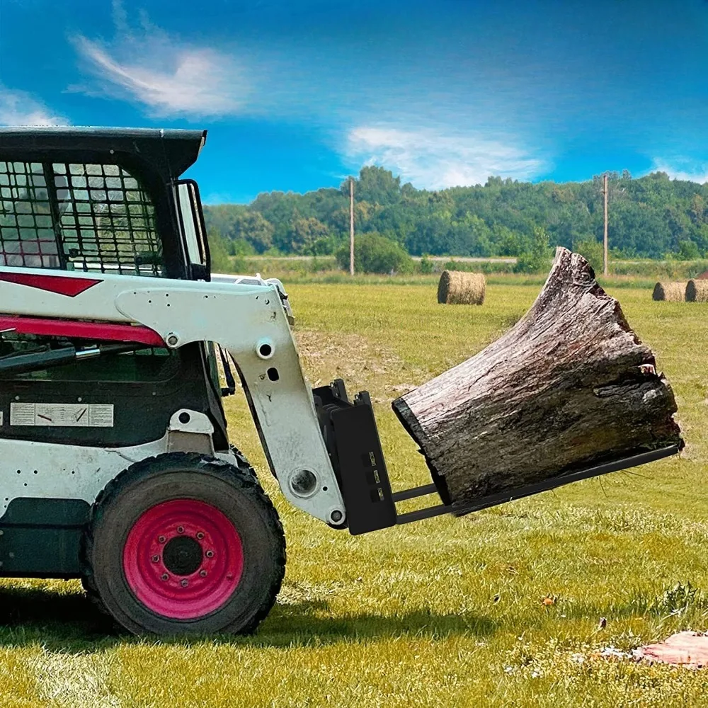 

Вилы для паллет 42 дюйма, универсальные, для мини-погрузчиков, грузоподъемность 2500 фунтов, 2 шт.