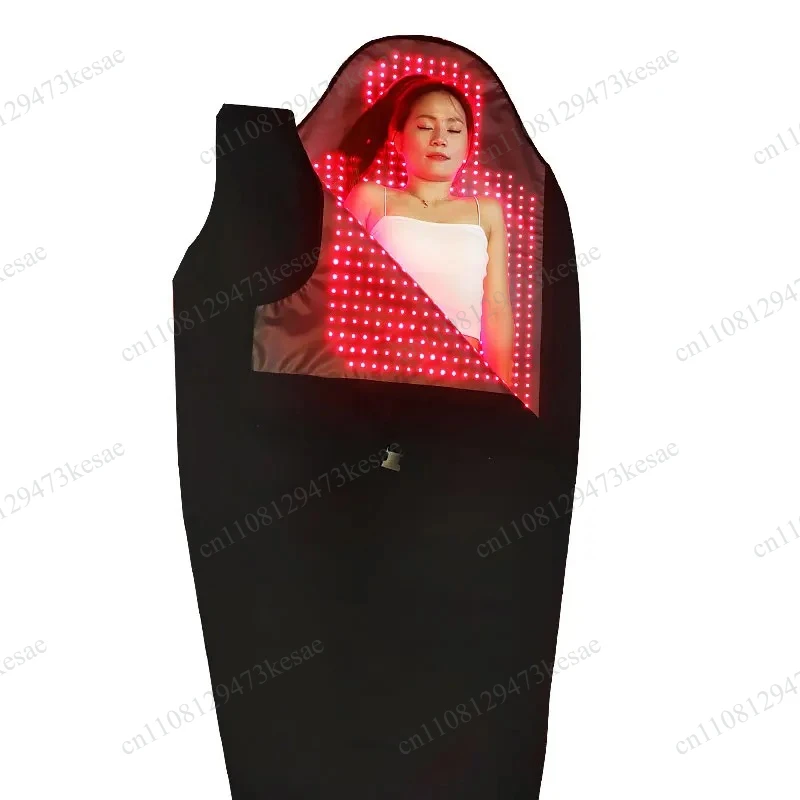 Full Body Red Light Therapy Sleeping Bag, 660nm 850nm LED Light Bag, Infrared Therapy Wrap, Muscle Recovery Pad
