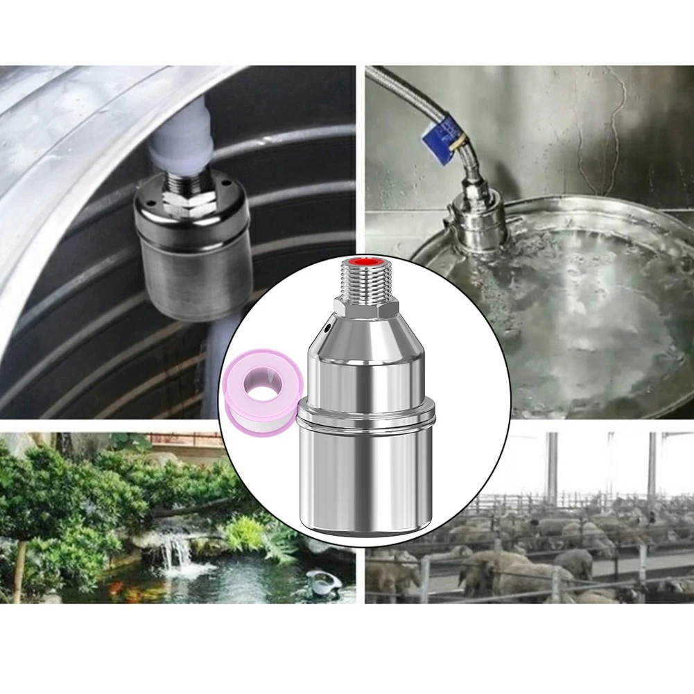 Controlador de nivel de agua, válvula de bola flotante, parada y reposición automática, válvula de regulación automática del nivel de agua DN15 DN20 DN25