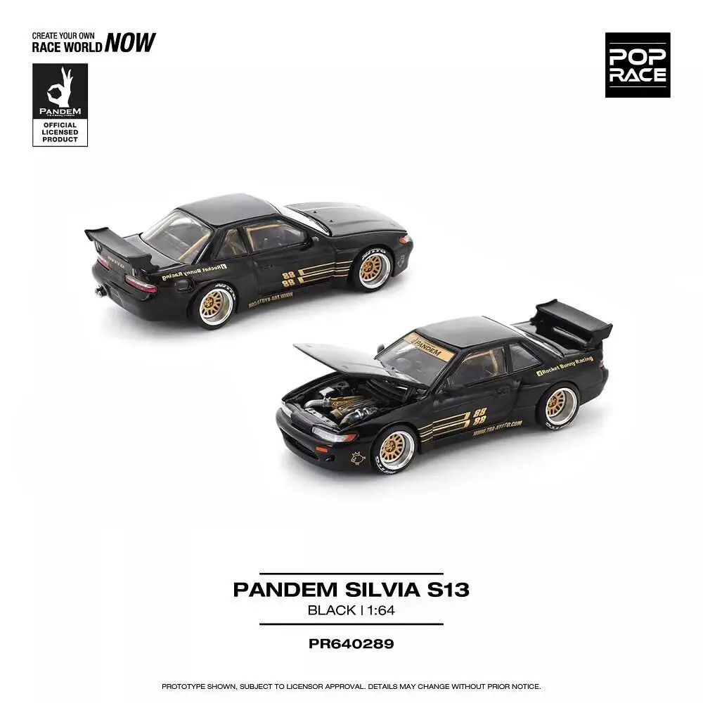 POPRACE 1/64 PANDEM MODIFIED SILVIA S13 LEGIERUNGS-AUTOMODELL