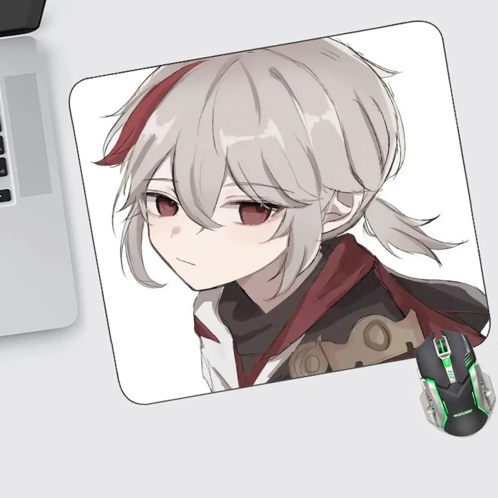 

Genshin Impact Mouse Pad Small Gaming Accessories Keyboard Computer Offices Desk Mat Pc Gamer Non-slip Rubber Mousepad