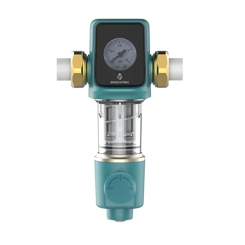 Whole house pre-filter household cross-border backwash automatic cleaning siphon large flow filter water purifier