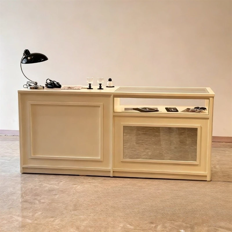 Checkout page Painting bar milk tea shop cake shop cabinet
