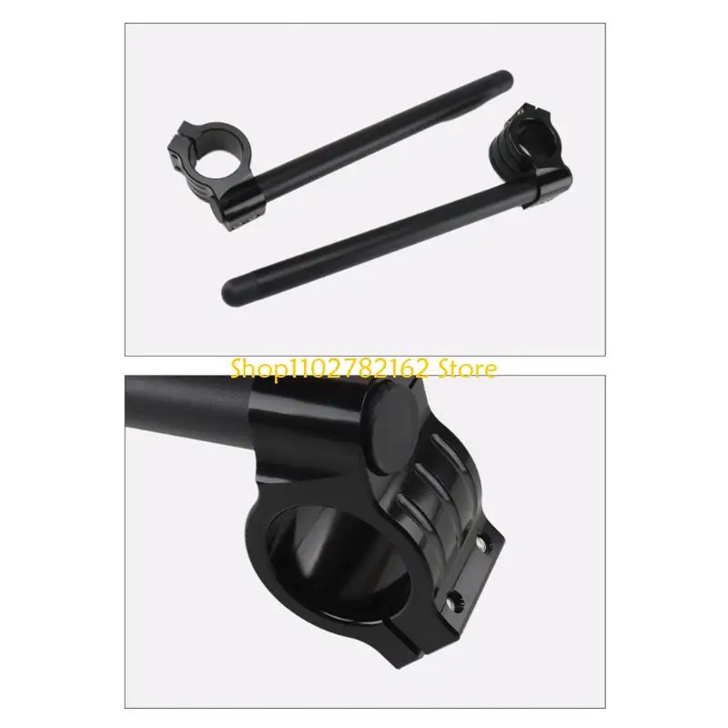 

547B Risers Clip On Handlebars 52mm Adjustable Motorcycle Clip On Bars Simple Installs