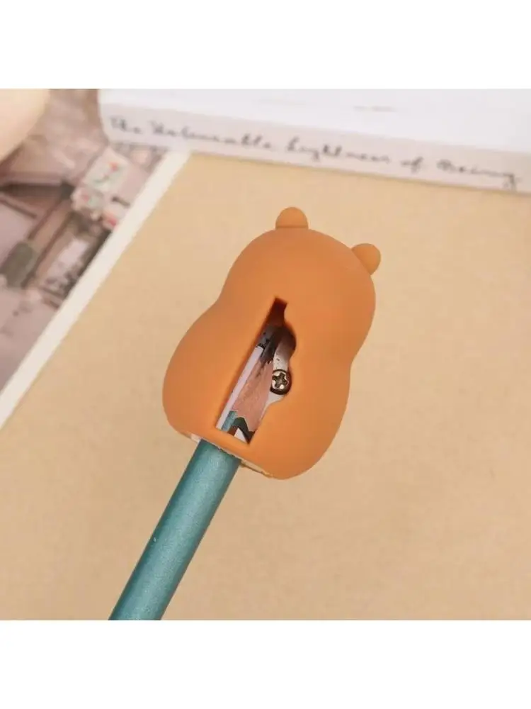 

Ручная точилка для карандашей Прекрасная пластиковая точилка для карандашей Capybara, режущий инструмент для карандашей для