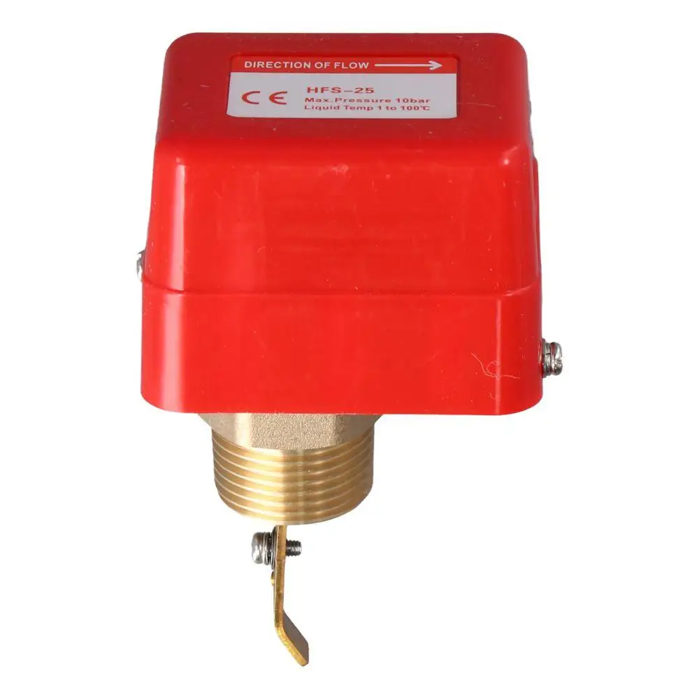 

Thread Paddle Type HFS-25 Water Flow Switch SPT AC220V Water Flow Control Switch 1inch 15A Flow Switch
