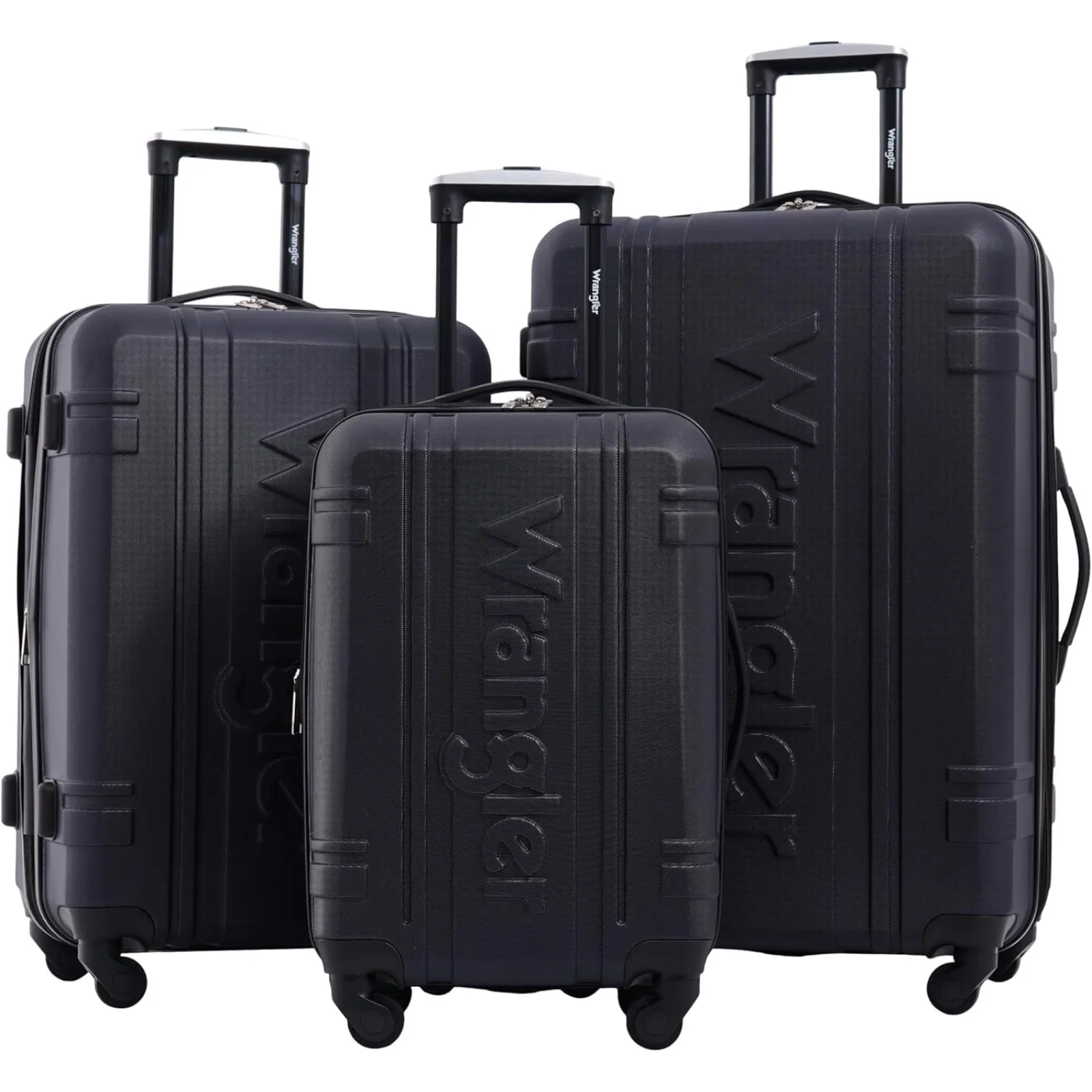 

US Travelers Club Astral Travel Luggage, Dark Sapphire, 3 Piece Set
