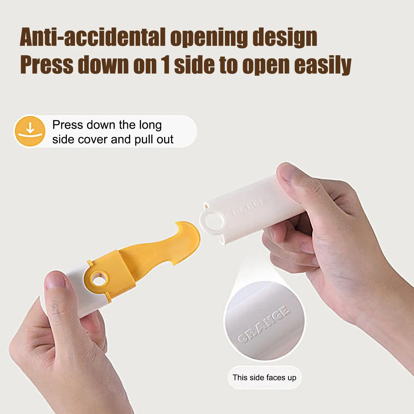 Zitrusschäler-Werkzeug, schnelles Peeling, ergonomischer Griff, Edelstahlschneider, Granatapfelschäler für Zitrone, Grapefruit, Zitrusfrüchte zu Hause