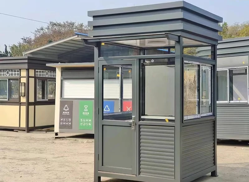 

Security box steel structure outdoor security box doorman guard box duty room