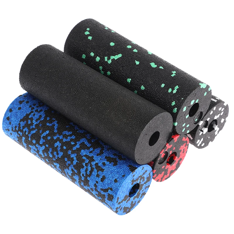 1pc EPP Hollow Yoga Column Foam Roller Blocks Massage Yoga Ball Gym Yoga Exercise Fitness Equipment Black