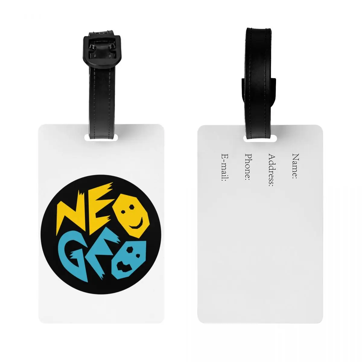 Neogeo Arcade Luggage Tags for Suitcases Privacy Cover ID Label