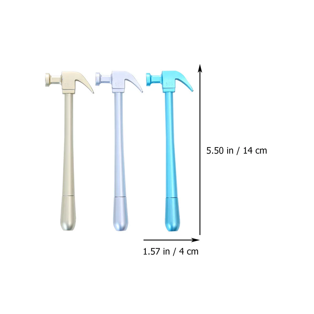 8Pcs Claw Hammer Shaped Gel Pens 0.5mm Fine Point Writing Pens Student Sign Office School Portable Fine Point Pen