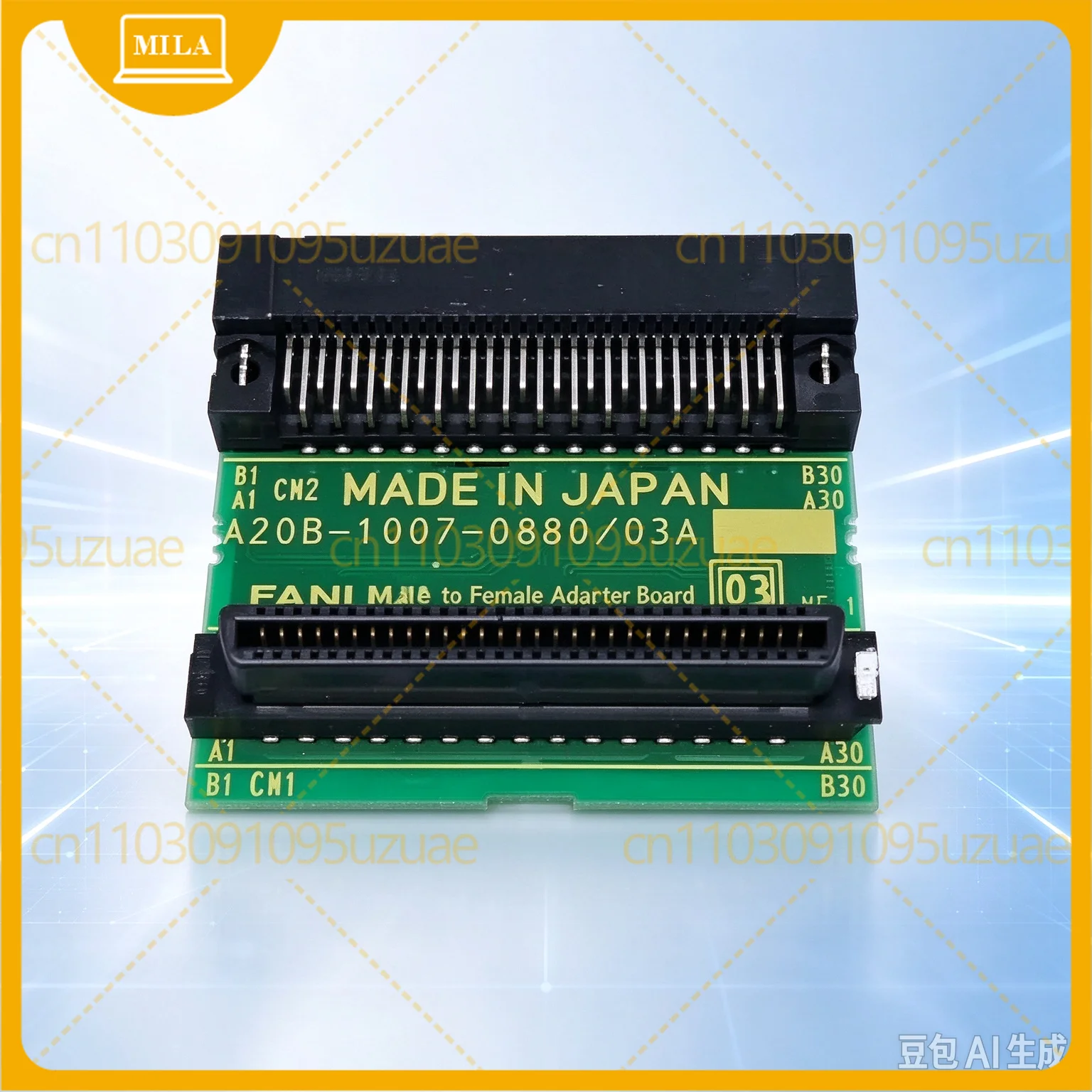 A20B-1007-0880 for FANUC 01A 03A Used 60Pin Male to Female Adapter Board
