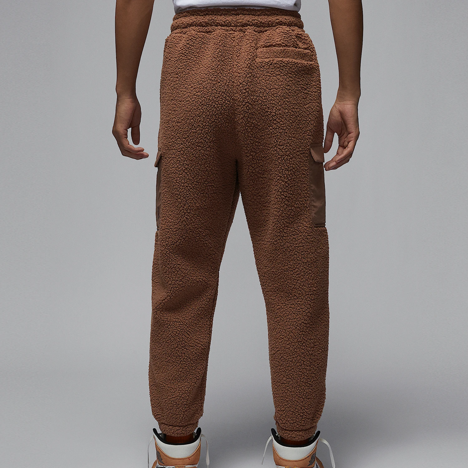 Nike genuine JORDAN men's retro warm imitation lamb wool pants FV7451-223
