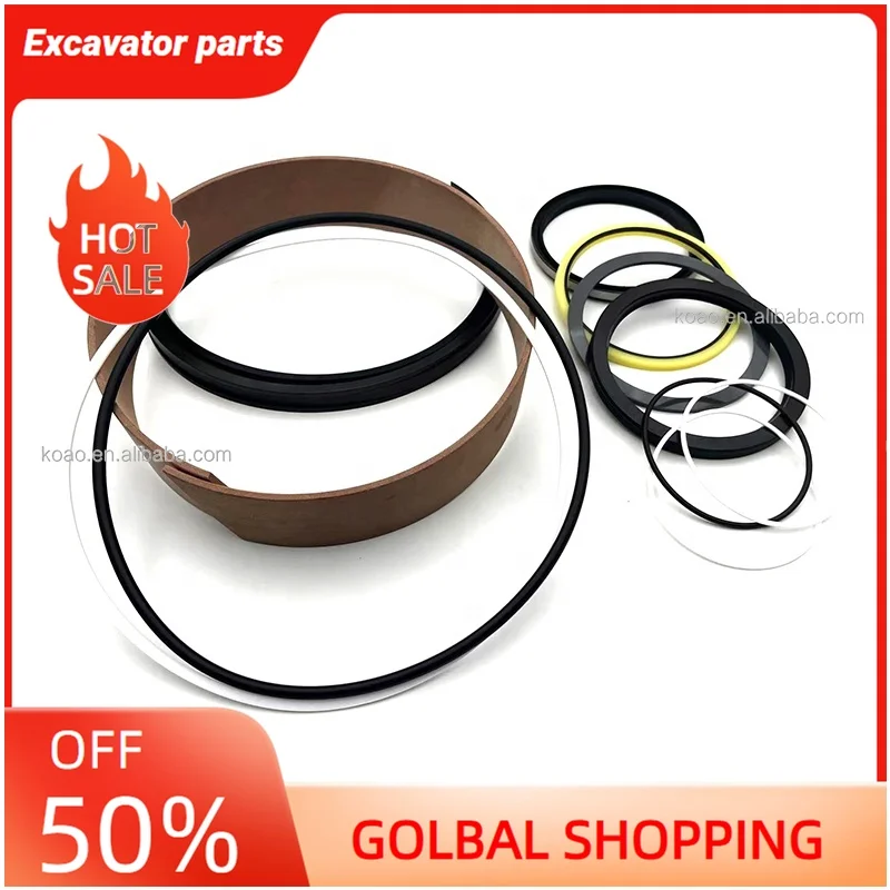 

Комплект уплотнений для ПК D375A-5 707-99-81010 7079981010, уплотнение цилиндра наклона, совместимое с бульдозером D6E и CAT Loader 988F