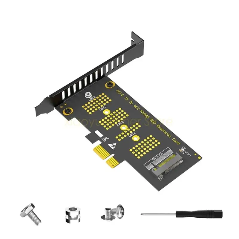 

NVME TO PCIE 1X КАРТА Адаптера PCIE4.0/PCIE3.0 M.2 Сплошная карта расширения диска для настольных компьютеров и Office P9JB
