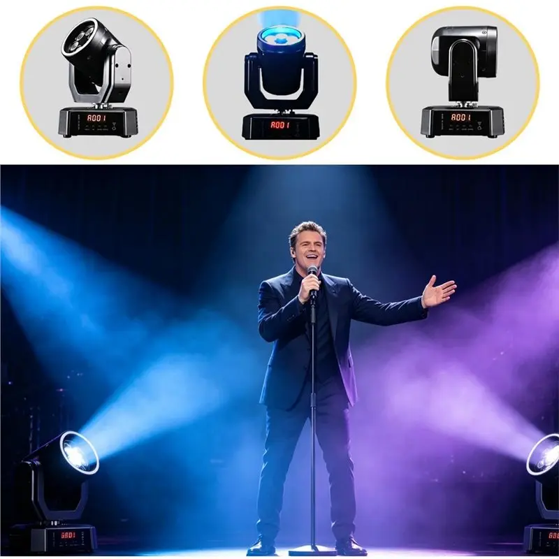 Moving Head Lights Stage Effect Lighting DJ Lights Color Mixing Effects For Party KTV Bar Club US Plug-B51B