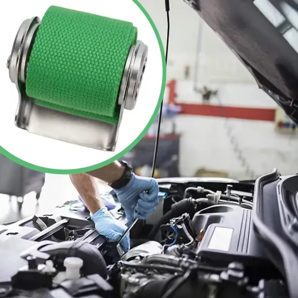 Heavy Duty Oil Filter Strap Wrench Anti Slip Adjustable For Automotive Marine Agricultural Systems Round Filter Removal