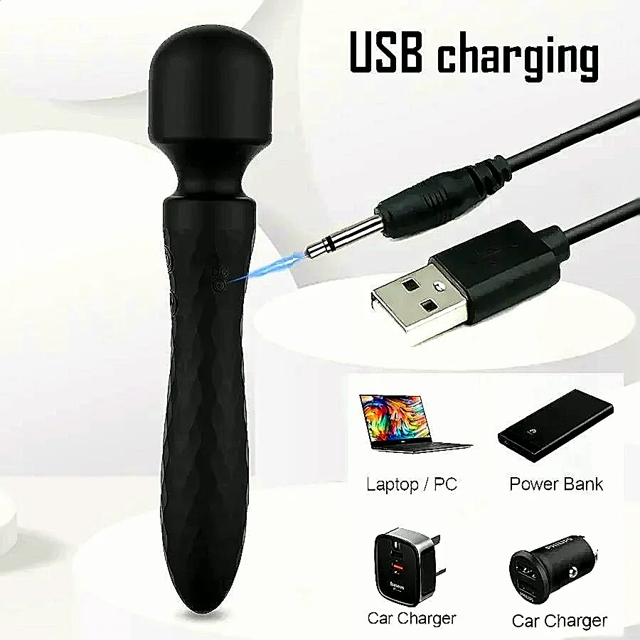 يتميز هزاز المحرك المزدوج بتقنية العصا السحرية AV لتدليك G Spot وتحفيز البظر من خلال عشرة أوضاع اهتزاز #3