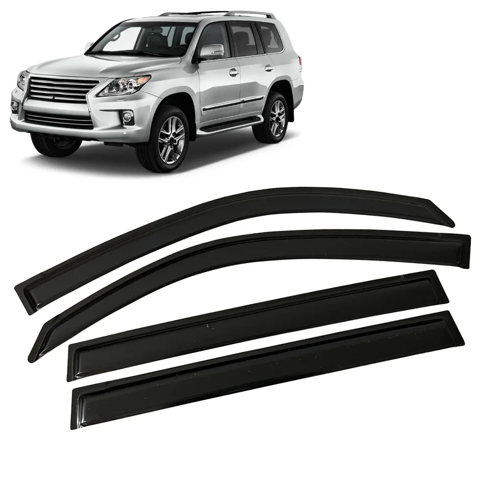 Window Visor for LEXUS LX570 J200 2008 2009 2010 2011 2012 2013 2014 2015 2016 2017 2018 2019 2020 2021 Weathershied Door Visor