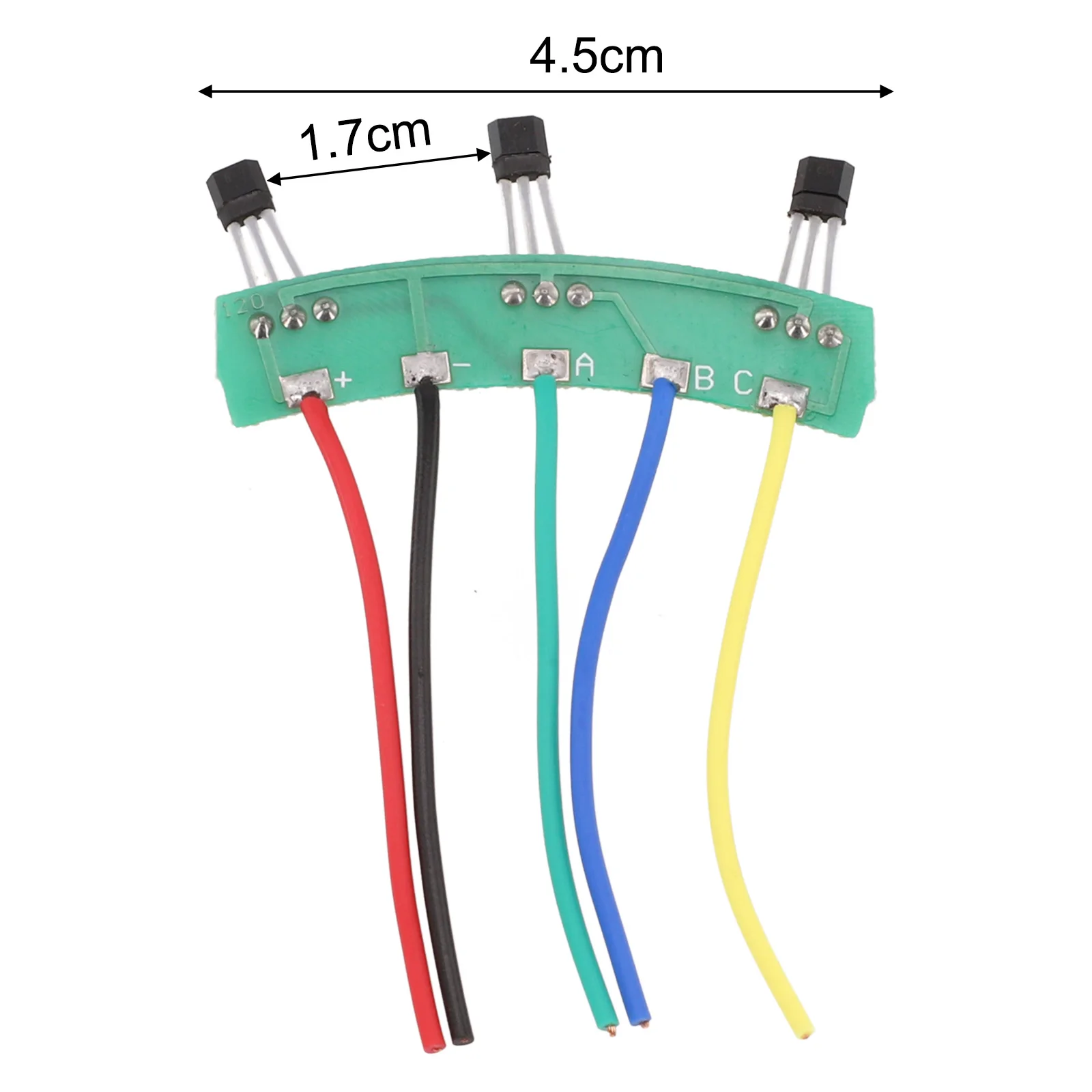 1x For 2-Wheels Electric Vehicles Motor 120 Degrees Hall Sensor With Board Cable 3144 3413 Hall Sensor Motor Sensor Hall Element