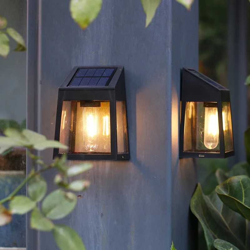 Solar Outdoor Light Garden Sunlight Wall Lamp Home Villa Balcony Wall Light Terrace Decorative Lighting IP65 Waterproof Lamps