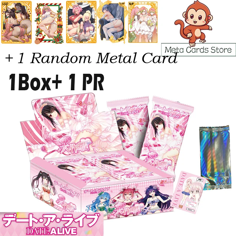 Date A Live Card 2 Yuan Hobby Game Card Doujin Rare Card Anime Girl Party SSP SSR Game Booster Box Toy Gifts