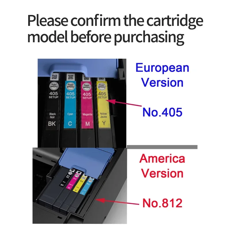 T405XL ยุโรป405 405XL ตลับหมึกเติมได้สำหรับ Epson Pro WF-3820 3825 4820 4825 7835ตลับหมึกของเครื่องพิมพ์7840DWF