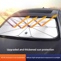 Car Sun Shade Protector Parasol Summer Sun Interior Windshield Protection For BMW 50th Anniversary X3 X4 X5 X6 X7 E28 E30 E34