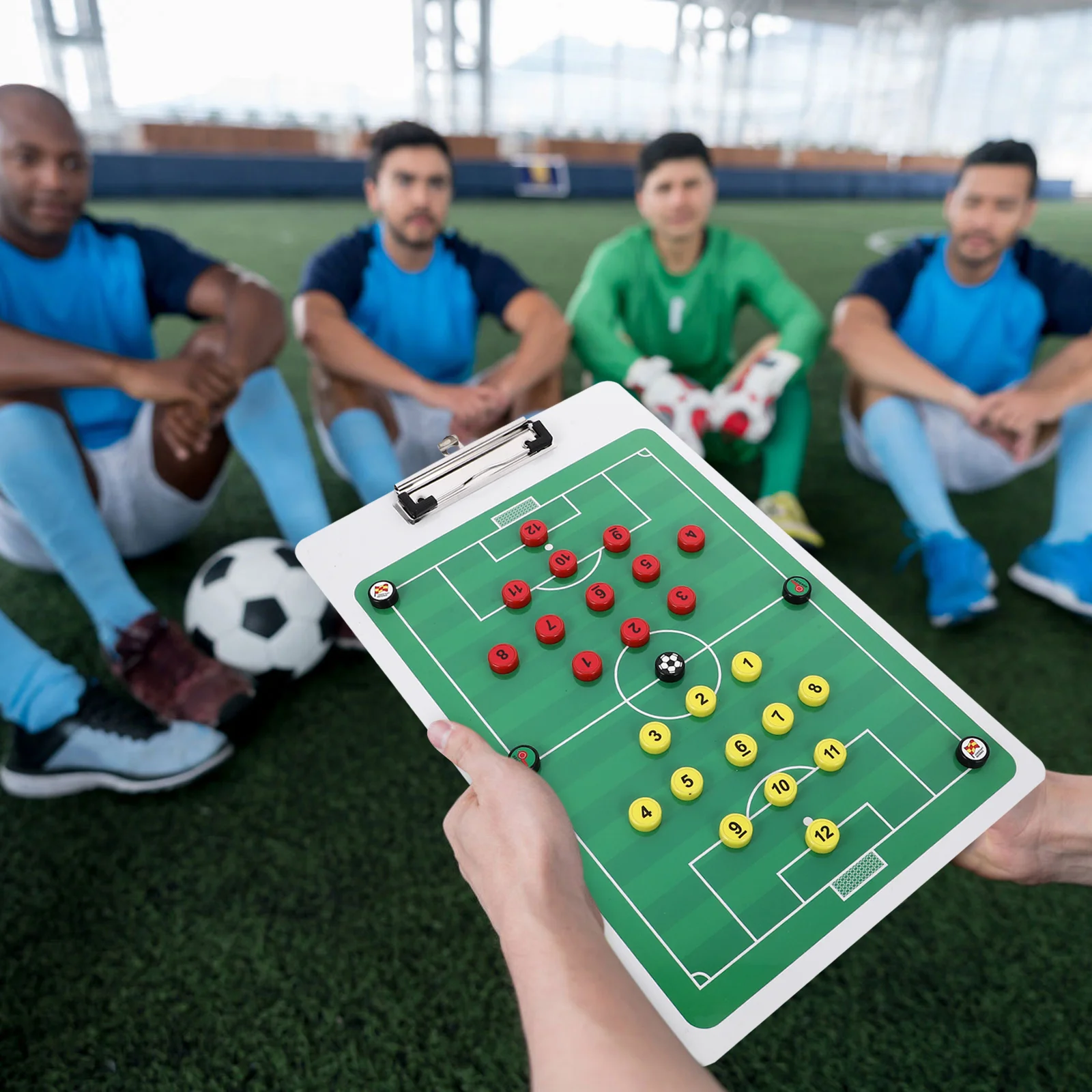 Magnetic Soccer Board Strategy Football Board Erasable Clipboard With Magnet Marker Pen Train Soccer SupplyAccessory