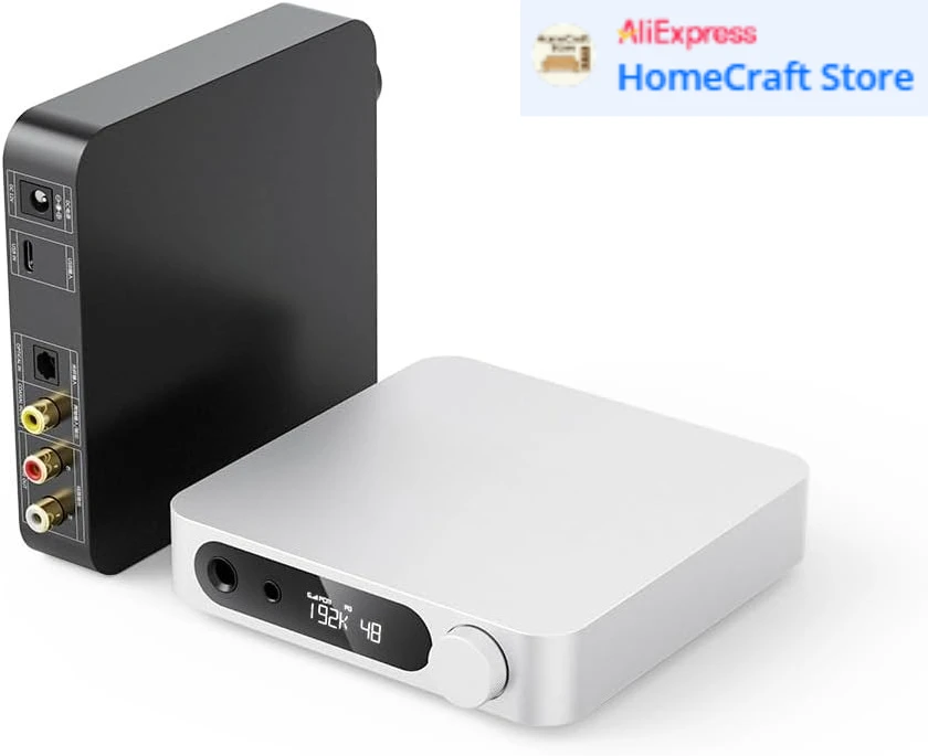 

Настольный усилитель для наушников K11 с ЦАП, 1400 Вт, 384 кГц/24 бит, DSD256, для домашнего аудио/ПК, 6,35 мм/4,4 мм/RCA/коаксиальный (черный)