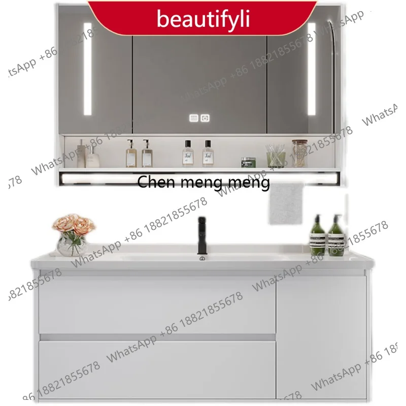 

a13 Vintage Partition Bathroom Vanities Toilet Vanity White Light Bathroom Vanities Mirrors Storage Mobiletto Bagno Home Furnitu