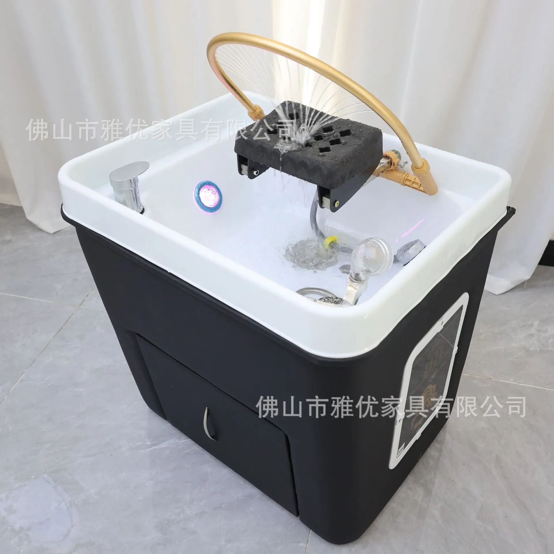 Head Treatment Bed, Special Ear Picking For Beauty Salon, Head Treatment Instrument Splicing Beauty Bed, Water Circulation Mobil
