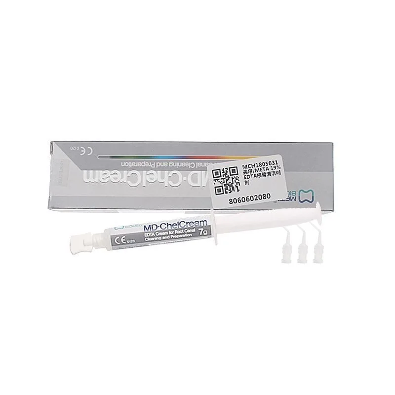 Dental Material Root Canal Cleaning Paste 19% EDTA Syringe Set Gel Root Canal Lubricant Oral Dental Materials 7g * 2Pcs