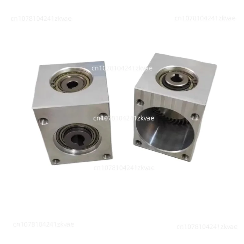 

90-degree right-angle transmission reversing gearbox 1:2 small bevel gear angler shaft hole key groove / hexagonal model