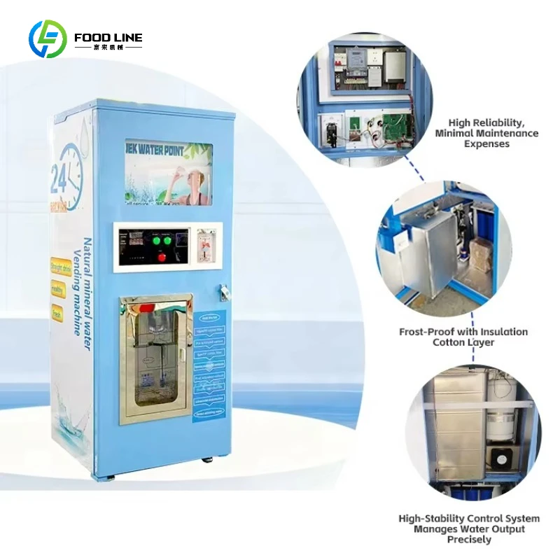 

Автомат по продаже очищенной воды с обратным осмосом по заводской цене, уличный, автоматический, с монетоприемником, на заказ