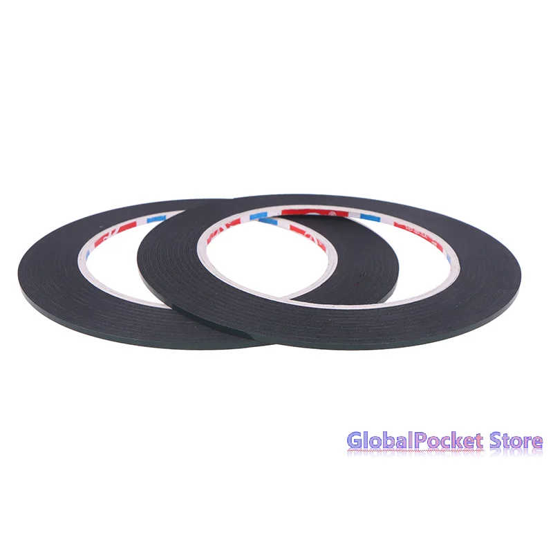 2PCS 2/3/4mm 10meters Double Sided Sticky Foam Tape Adhesive LCD Screen Frameless For TV Borderless Curved Display Sealing Fix
