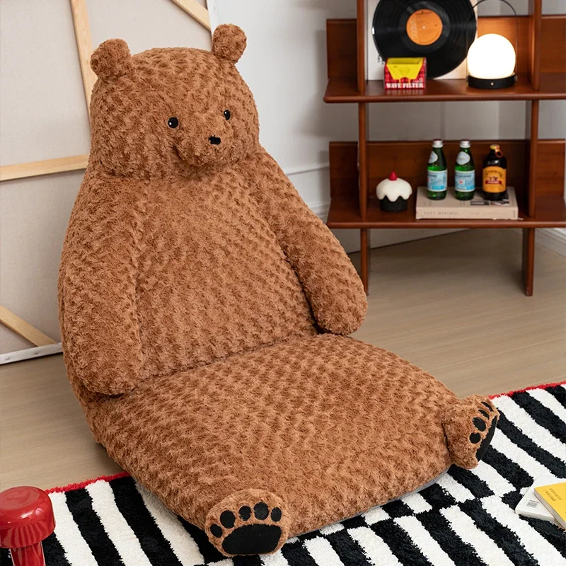 

Стул татами, ленивое сиденье, подушка, пол, эркер, милый белый медведь, спинка, встроенный детский диван