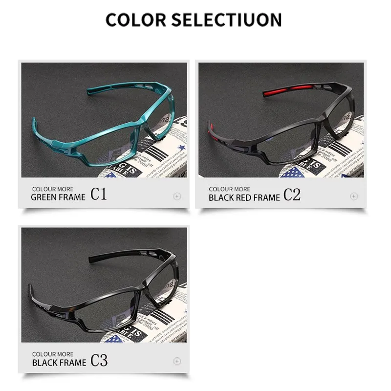 Anti-blue Protection Glasses Square Optical Prescription Myopia Computer Glasses Frame Women Men Anti Blue Sport Glasses Goggle