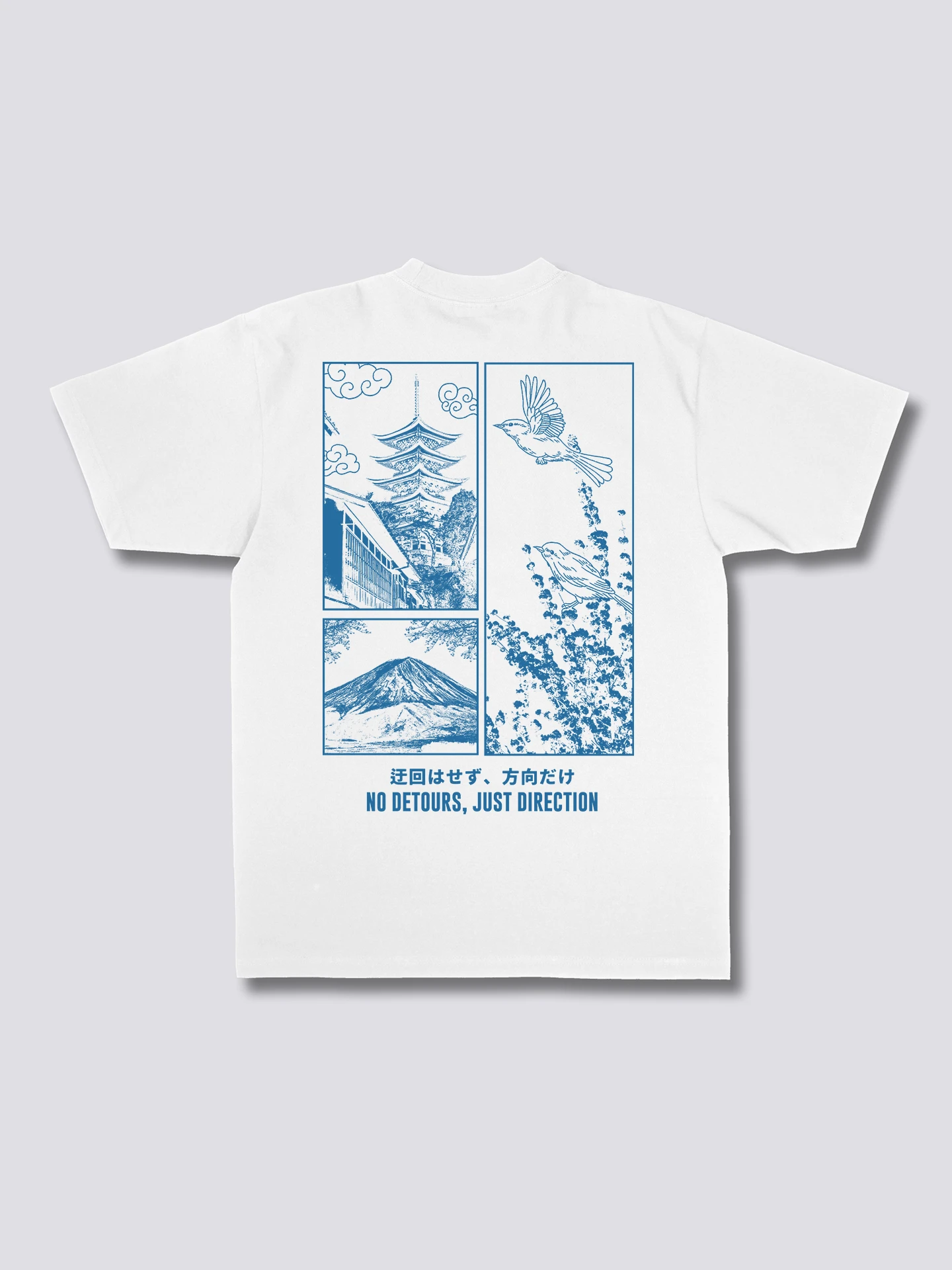 2026 Men's Japanese Fuji Compass Print Women T-shirt Street Clothing Harajuku Summer Short sleeved T-shirt Unisex Top Y2K