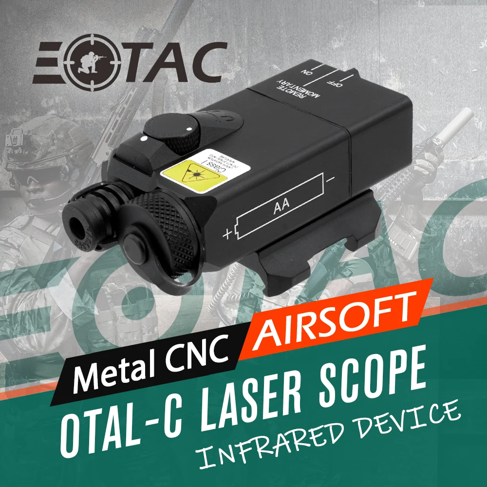 IR/Vision Green Laser OTAL-C Aiming Laser Tactical Hunting Laser OTAC Military Quick Release HT Mount Fits 1913 Picatinny Rail